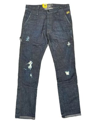 G-Star Jeans Herren 3301 State Chino Tapered Destroyed Tapered Baggy 33 34