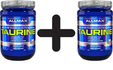 2 x AllMax Nutrition Taurine - 400g