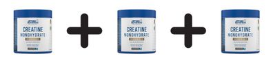 3 x Creatine Monohydrate Micronized - 250g