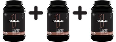 3 x Source7 Protein, Chocolate - 902g