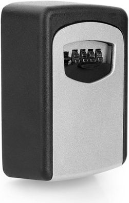 Wall Mounted Key Safe, Outdoor Combination Lock Storage Box with Sliding Cover