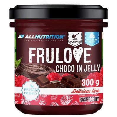 Frulove Choco In Jelly, Raspberry - 300g