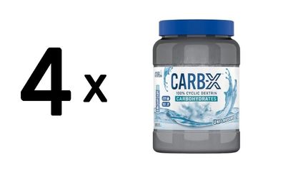 4 x Carb X, Unflavoured - 1200g