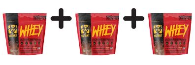 3 x Mutant Whey, Triple Chocolate - 2270g