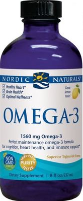 Omega-3, 1560mg Lemon - 237 ml