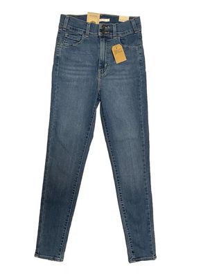 Levis Damen Jeans Mile High Super Skinny Stretch blau 27 / 28