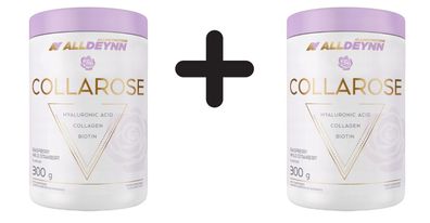 2 x Allnutrition AllDeynn Collarose, Raspberry Wild Strawberry - 300g