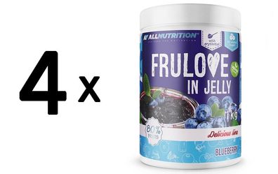 4 x Frulove In Jelly, Blueberry - 1000g