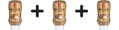 3 x Nutlove Sauce, Choco Hazelnut - 280 ml