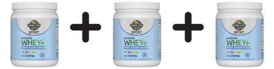 3 x Garden of Life Grass Fed Whey+ Skin, Vanilla - 457g
