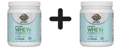 2 x Garden of Life Grass Fed Whey+ Weight Management, Vanilla - 450g