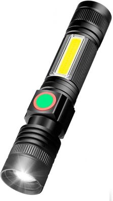 LED Torch Rechargeable, Super Bright 800 Lumen Tactical Torch for Outdoors