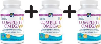 3 x Complete Omega Xtra, 1360mg - 60 softgels