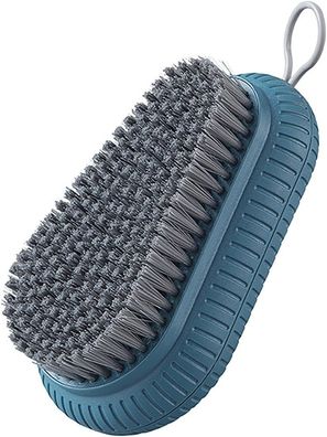 Soft Laundry Shoe Scrub Brush, Easy Grip House Cleaning Tool (Blue)