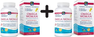 2 x Omega Woman, 500mg - 120 softgels