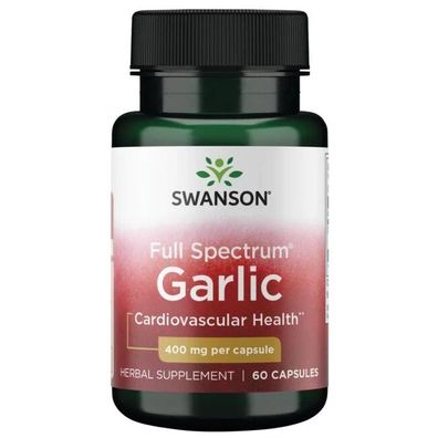 Full Spectrum Garlic (Cloves), 400mg - 60 caps