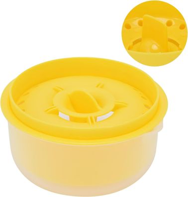 Egg White Strainer, Egg Separator Kitchen Gadget Plastic High Efficiency Cake (Yellow