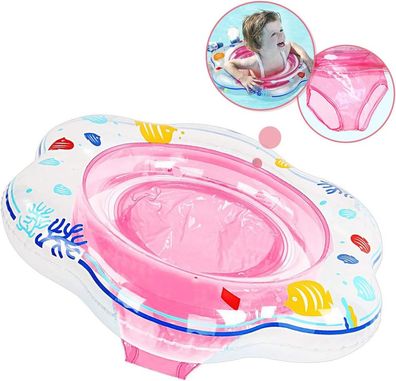 Infant Swim Ring Float, Soft PVC Seat for Toddlers, Leak-Proof Pool Ring