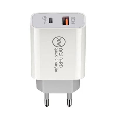 USB-C Ladegerät Schnellladen USB 3.0 PD Schnellladung 20 W Telefonladegerät USB