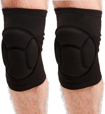 Foam Cushioning Knee Pads, Anti-Fall Sports Knee Pads, Elastic Fitness Sleeves