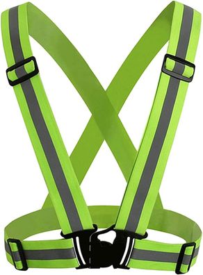 Reflective Vest Adjustable Lightweight Bright Safety Vest High Visibility and Adjusta