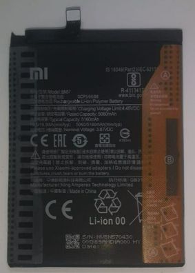 Original Xiaomi Poco X3 / PRO Akku BN57 Batterie Accu Battery 5160mAh