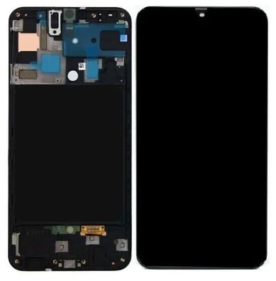 Samsung Galaxy A70 A705F OLED Display Rahmen LCD Touchscreen Bildschirm Schwarz