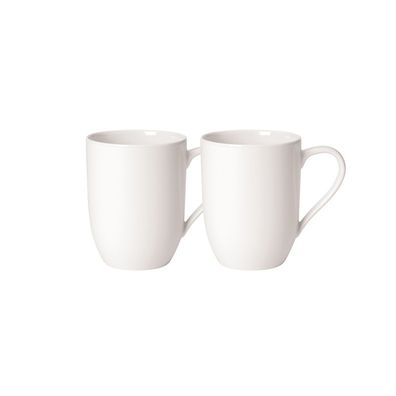 Villeroy & Boch For Me Kaffeebecher Set 2 Stück Premium Porcelain weiß 1041538403