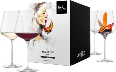 Eisch Vorteilset 2 Stück 4 Burgundergläser 518/1 im Geschenkkarton SKY Sensisplus