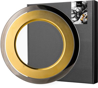 Eisch Vorteilset 12 Stück Platzteller 516/32cm gold/platin im Geschenkkarton AUREA