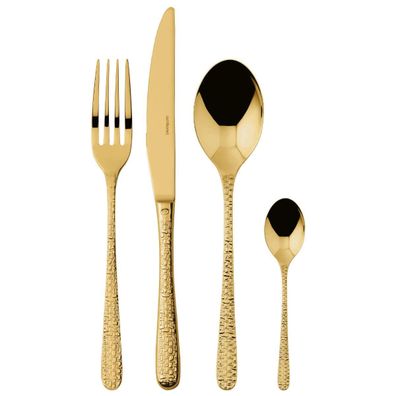 Sambonet Venezia Edelstahl/PVD Gold Besteck 24tlg. Vh. S0200-S00017-S0037 52765G81