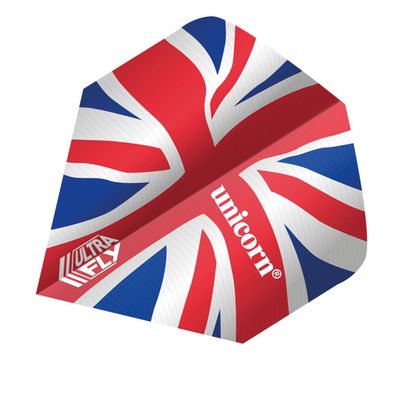 Unicorn Ultra Fly 100 Union Jack Wave Flights / Verpackungseinheit 12 / Big Wing