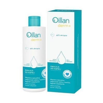 Oillan Derm+ Badeemulsion, 200 ml - Empfindliche Hautpflege