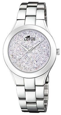 Lotus Damen Armbanduhr 18656/1 Edelstahlarmband Swarovski-Steinchen