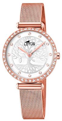 Lotus Damen Armbanduhr Edelstahl rosegold Milanaiseband 18711/1