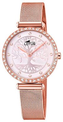 Lotus Damen Armbanduhr Edelstahl rosegold Milanaiseband 18711/2