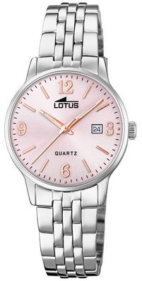 Lotus Damen Armbanduhr 18698/2 Edelstahlband Datum
