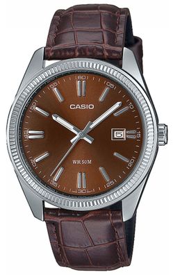 Casio Herrenuhr MTP-1302PL-5AVEF Armbanduhr Lederarmband