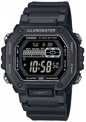 Casio Collecion Digital Armbanduhr MWD-110HB-1BVEF schwarz
