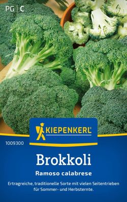 Brokkoli Ramoso calabrese, ertragreich - traditionell - viele Seitentriebe