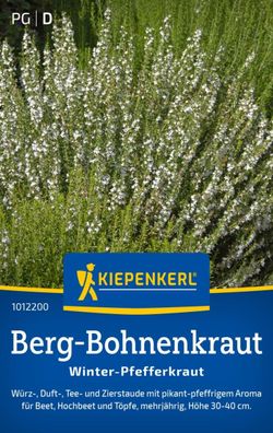 Berg-Bohnenkraut Winter-Pfefferkraut, Würz-, Duft-, Tee- und Zierstaude