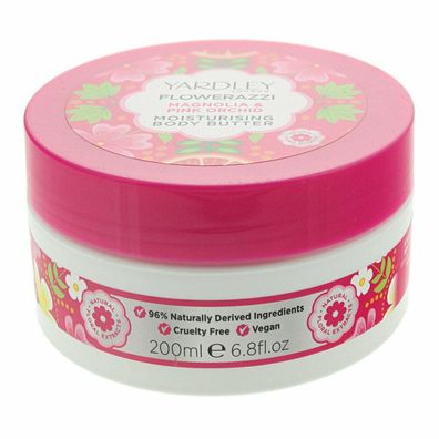 Yardley Flowerazzi Magnolia & Pink Orchid Body Butter 200ml