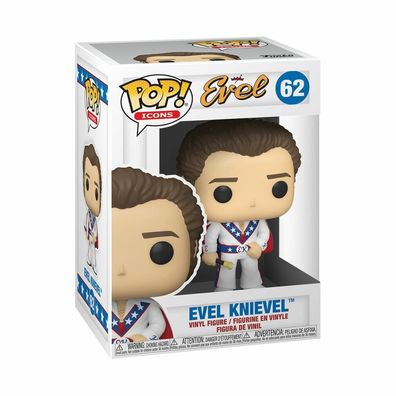 Funko POP Icons: Evel Knievel mit Umhang und Hülle