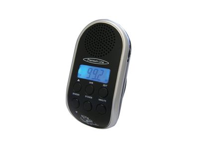 Security PLUS Fahrradradio "BR24" SB-verpackt - ex anthrazit / si