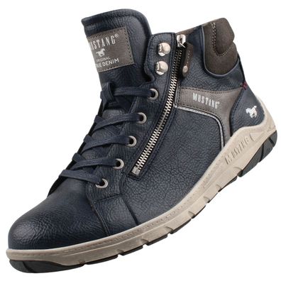 Mustang Herren High Top Sneaker Blau 4160502/820