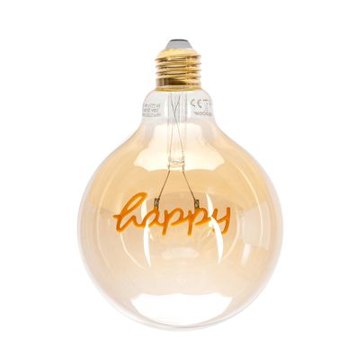 4W LED Filament Leuchtmittel Edison E27 Deko Retro Nostalgie Glühbirne HAPPY 1800K