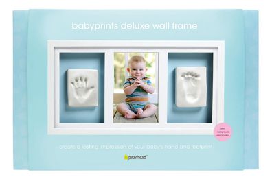 Pearhead Wandbilderrahmen Baby Deluxe mit Abdruck