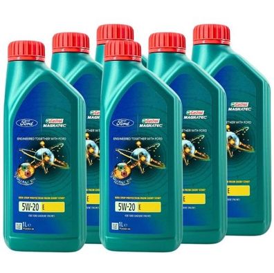 Ford Castrol Magnatec 5W-20 E 6x1 Liter
