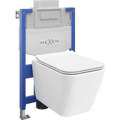 Mexen Felix XS-U WC-Set mit Softclose, Weiß