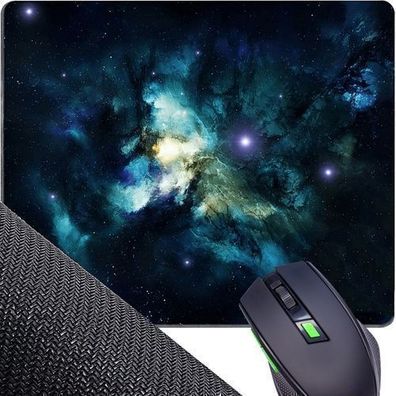 Mauspad Gaming 250 x 200mm Schreibtischunterlage Mousepad Schwarz Retoo